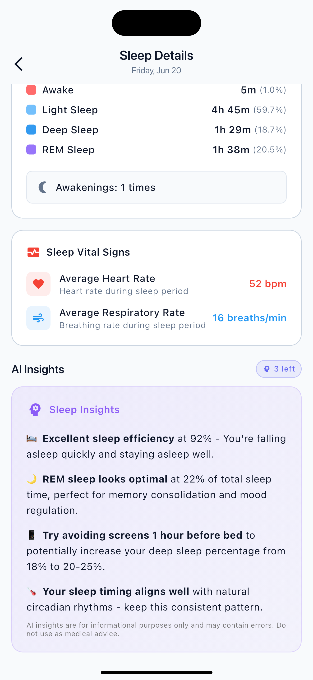 Vitals AI Screenshot 3
